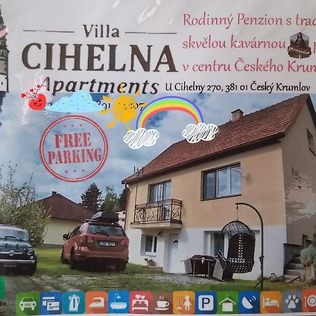 Villa Cihelna Apartments Cesky Krumlov Exterior photo
